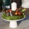 Kerststuk op luxe schaal